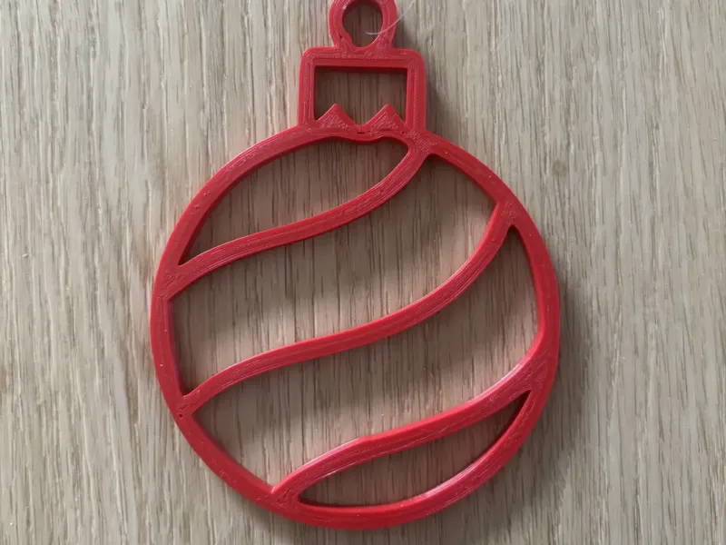 Christmas ball – Hangable Ornament / Wallart Decoration