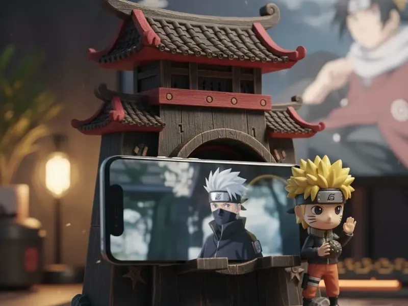 soporte de celular de naruto