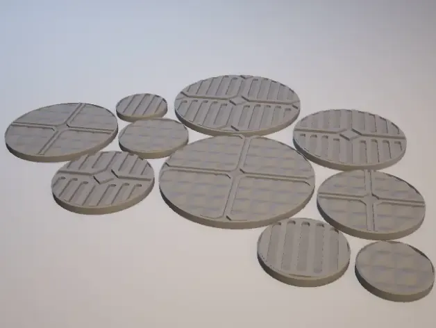 Bases Temáticas Techno-Hell Z.O.D. (Escala 28mm/Heroica)
