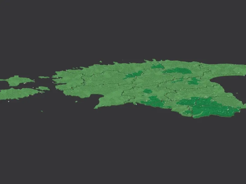 Counties of Estonia. 3D Map puzzle (15-piece)