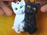 Pair of Cat Keychains-6