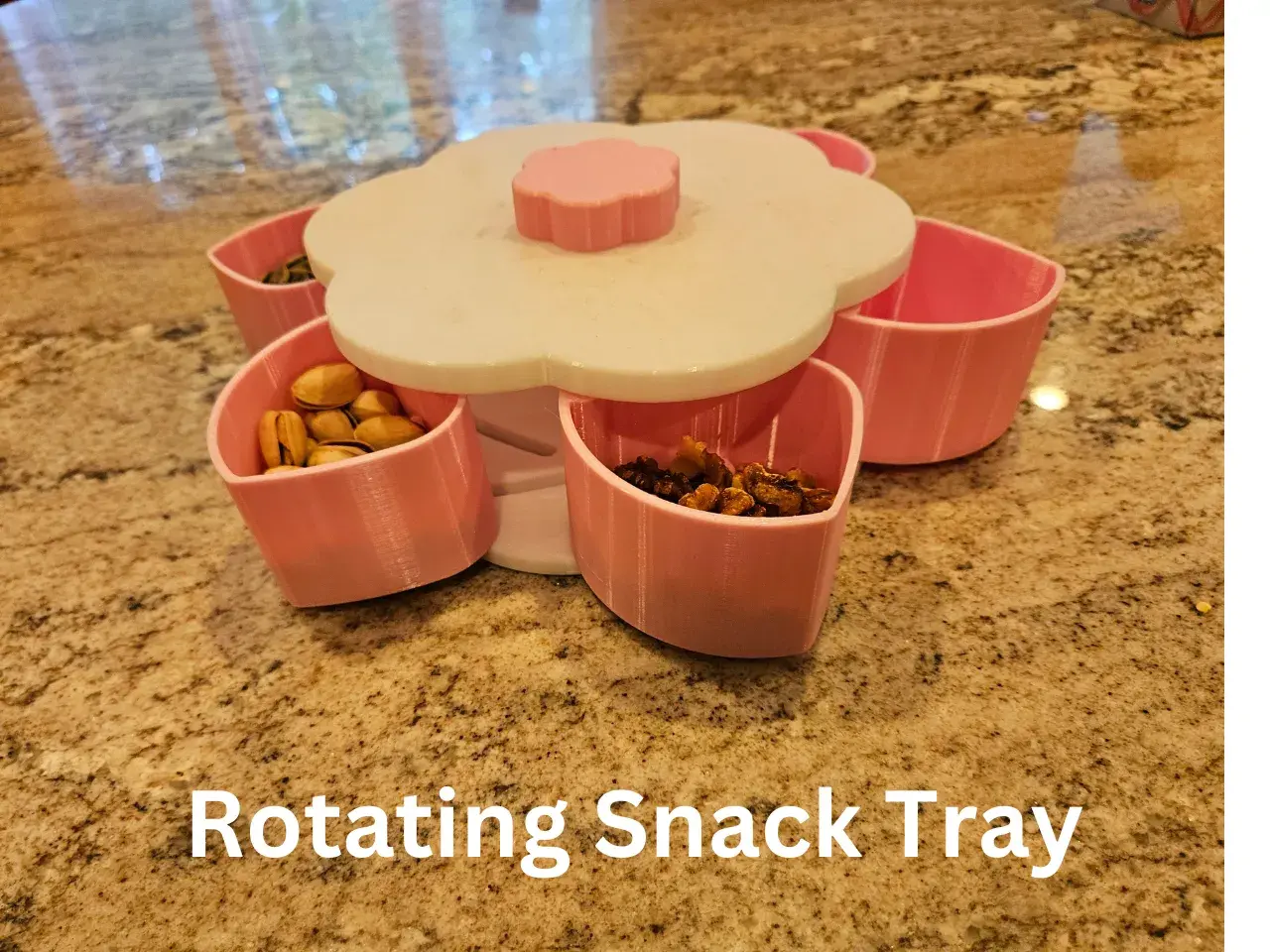 ROTATING SNACK TRAY