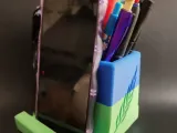 Supporto per telefono/tablet con vano portaoggetti-1