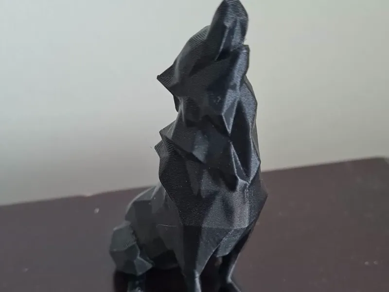 Lobo low poly simples