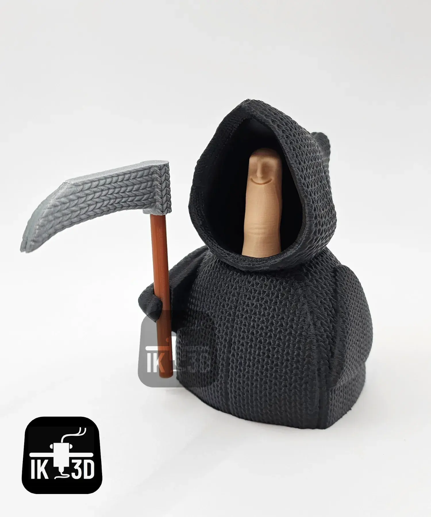 Mr Nice Guy Knitted Grim Reaper / No Supports