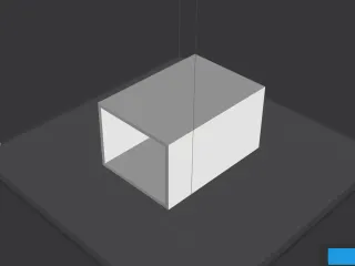 Box with drawer-Boite avec tiroir