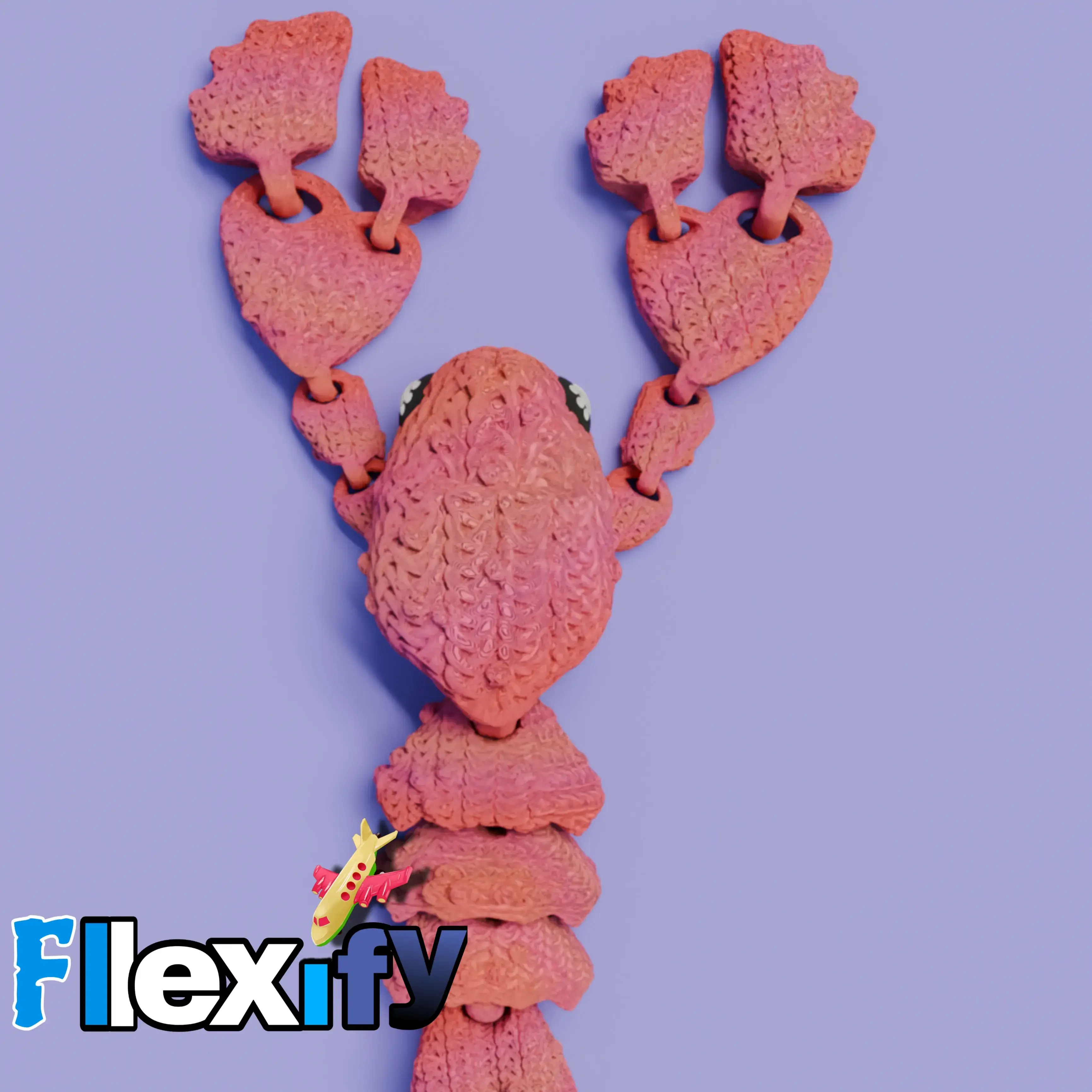 flexi knitted crab