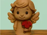 Angel With Rose-0