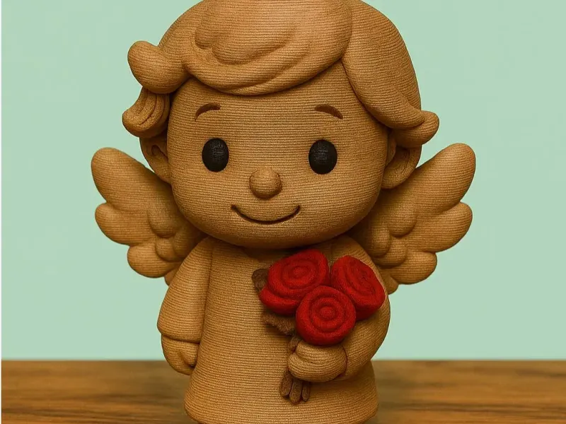 Angel With Rose