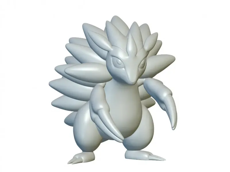 Pokemon Sandslash #28 - Готов к 3D-печати!
