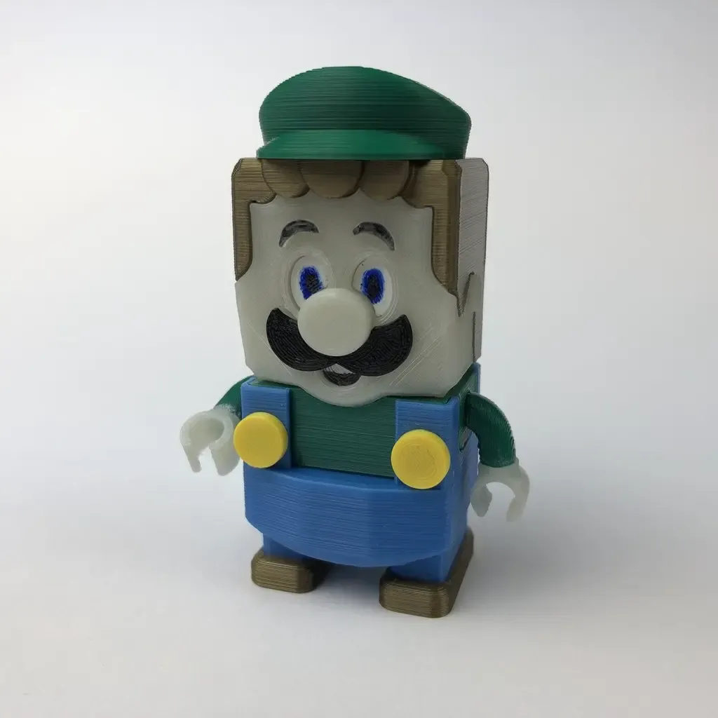 "LEGO LUIGI" style - Super Mario - complete set
