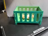 Doll Miniature Bed, Interlocking Connections-3