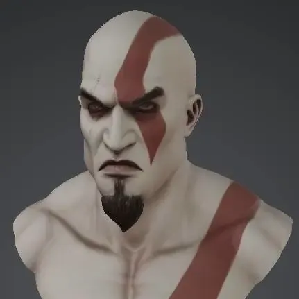 Kratos Bust