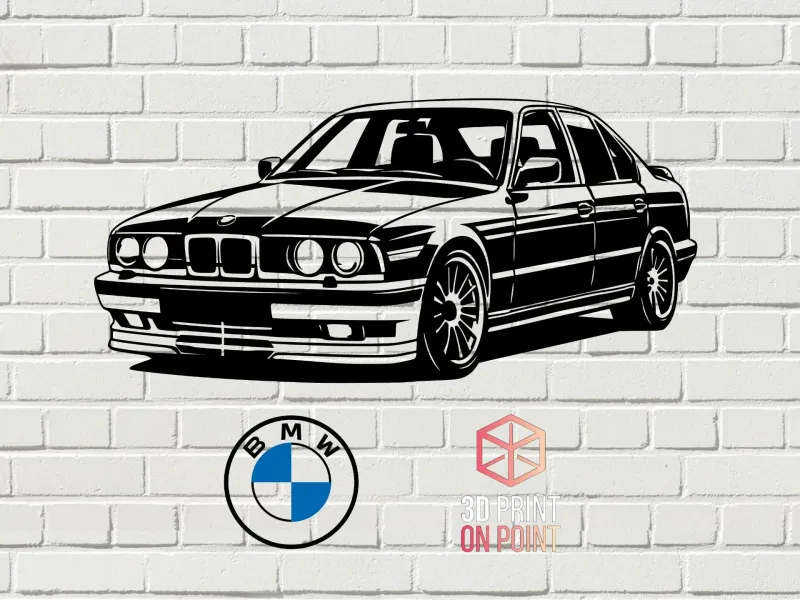 BMW ALPINA B10 - 2D НАСТЕННОЕ ИСКУССТВО