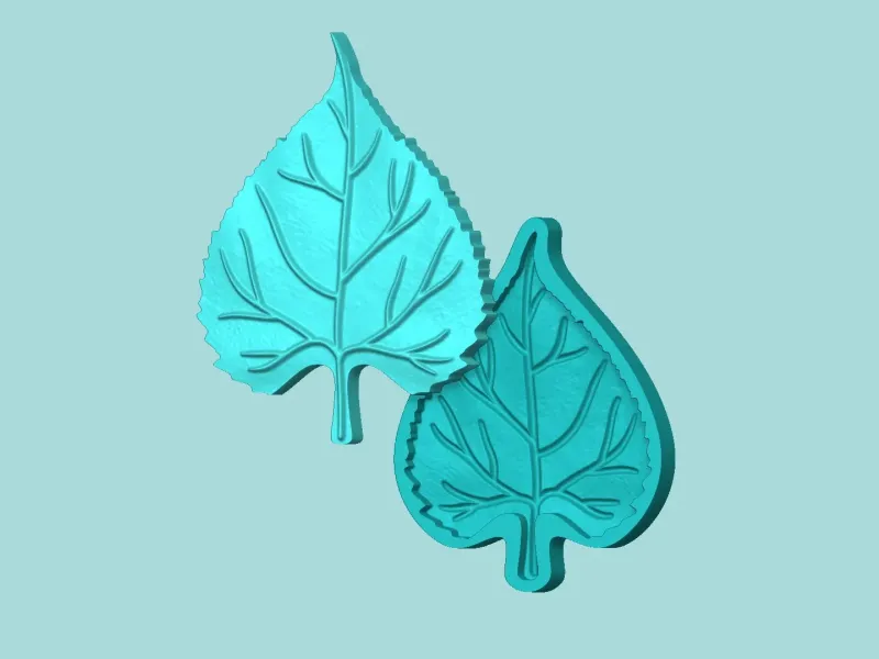 Feuille de tournesol 03 - Fabricant de moules en silicone - Modèle