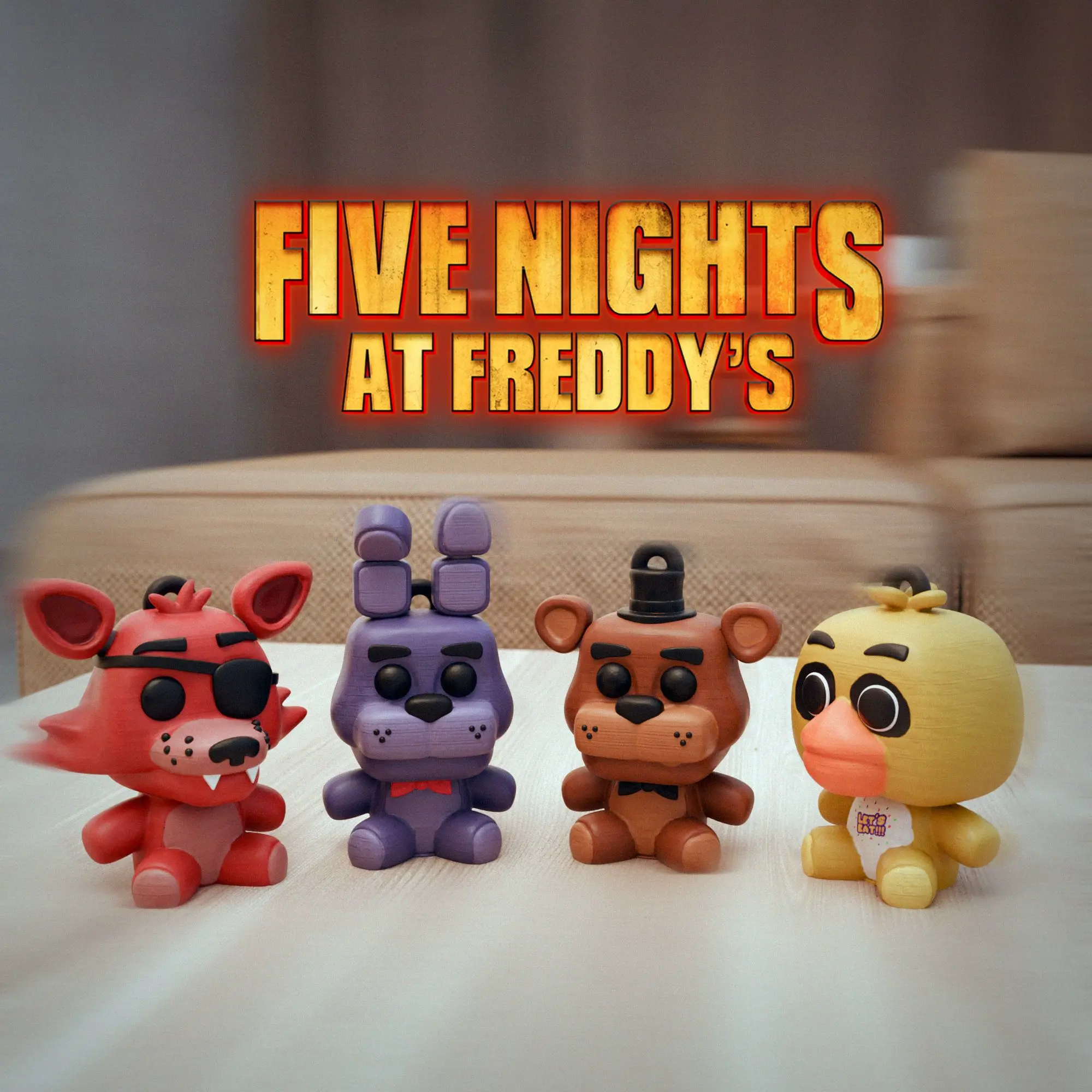 FIVE NIGHTS AT FREDDY’S FUNKO KEYCHAIN PACK!