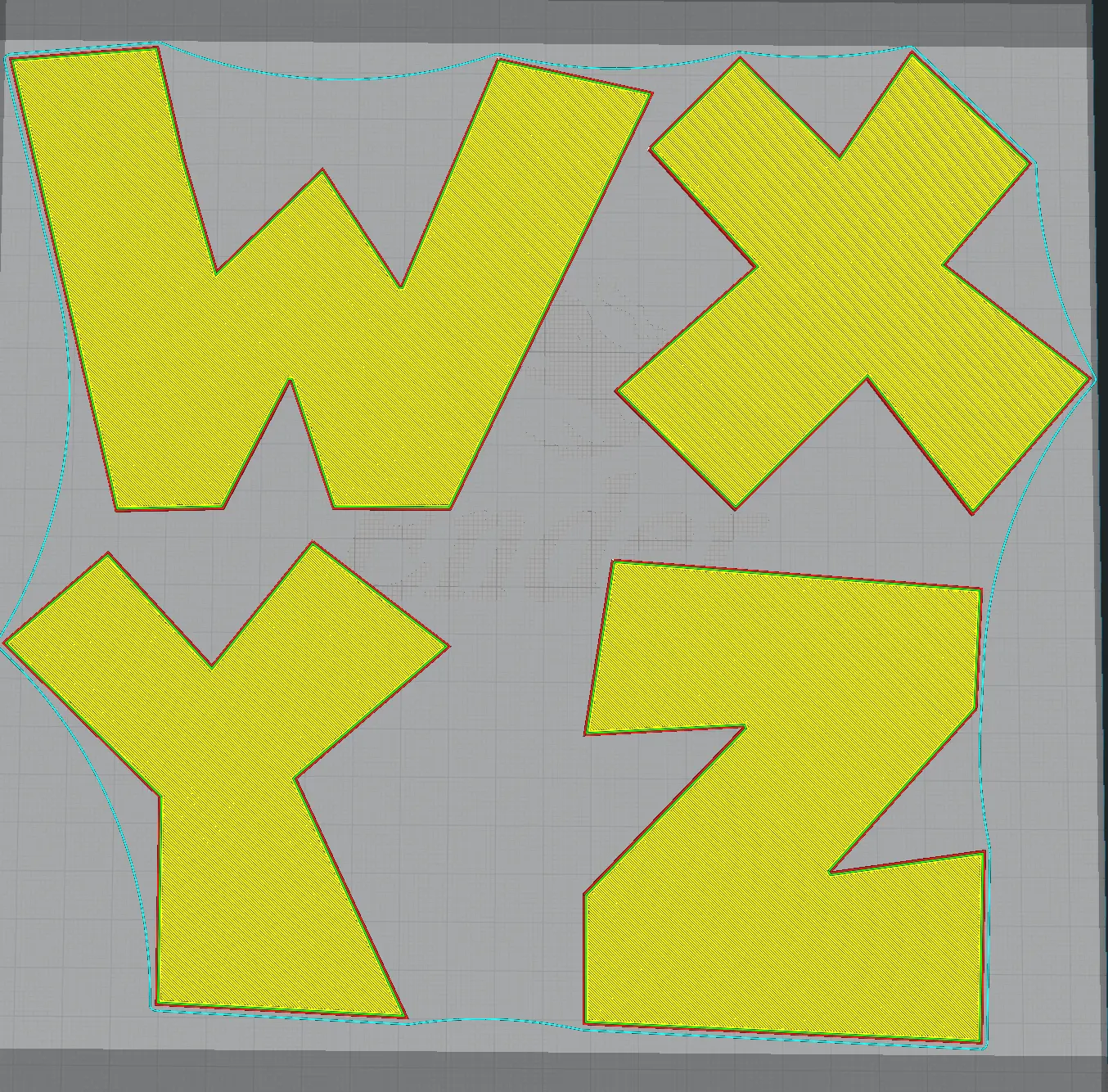 SUPER MARIO LETTERS