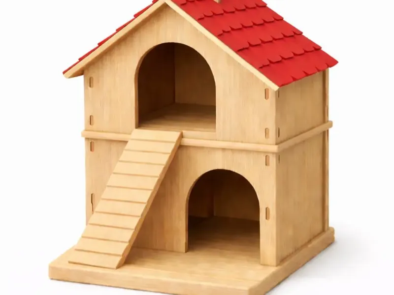 Two-Level Rat House — Compact