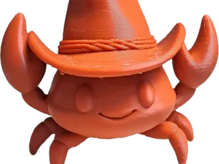 Crab with hat