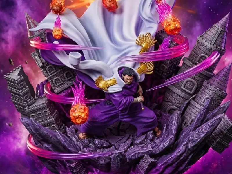 DIORAMA DEL ALMIRANTE FUJITORA (ISSHO) - One Piece - Parte dividida