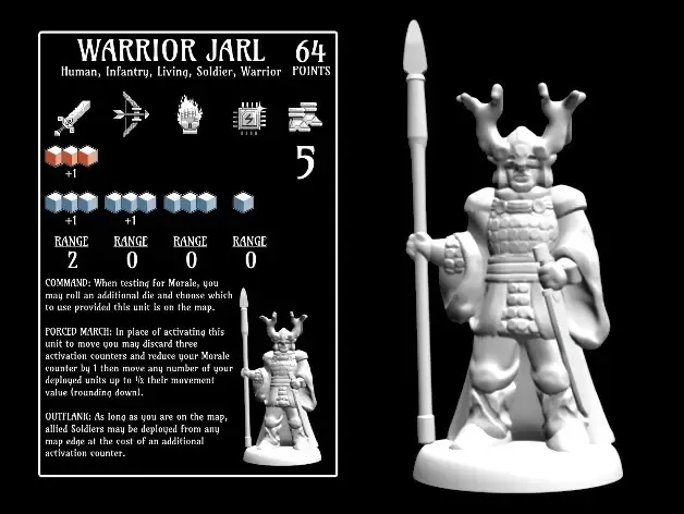 Warrior Jarl (18mm scale)