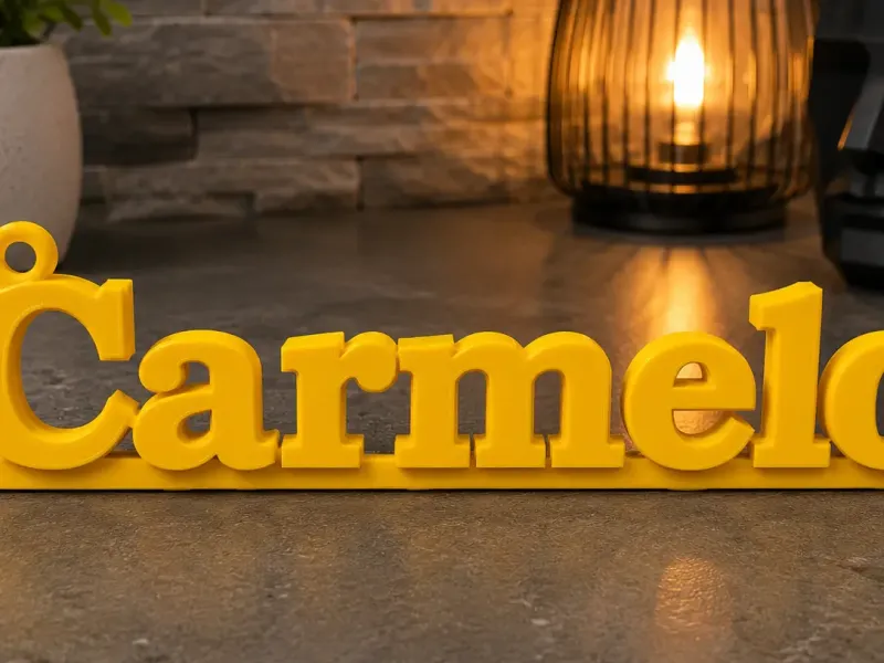 llavero nombre Carmelo 
