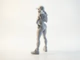 Bikini Batter Baseball Figurine Female 3D Printable-2