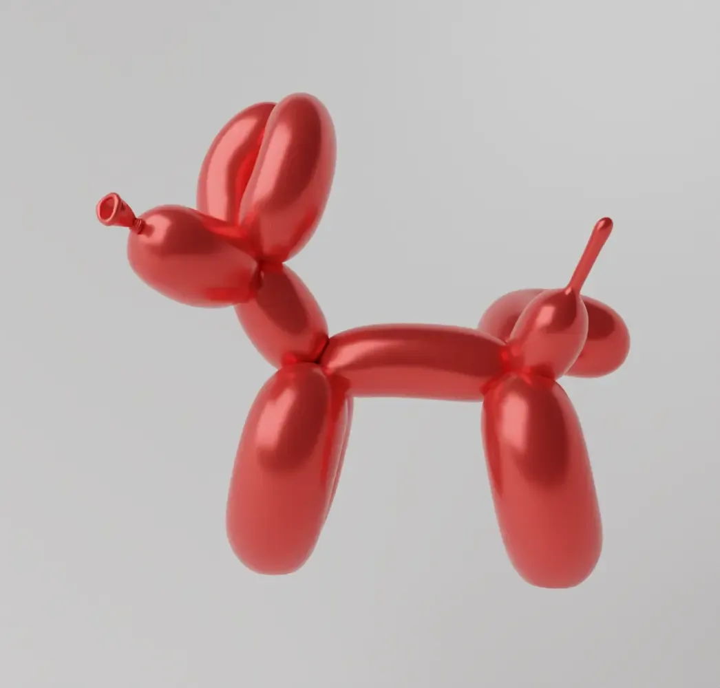 Balloon Dog  Peeing Art Toy Fan Art