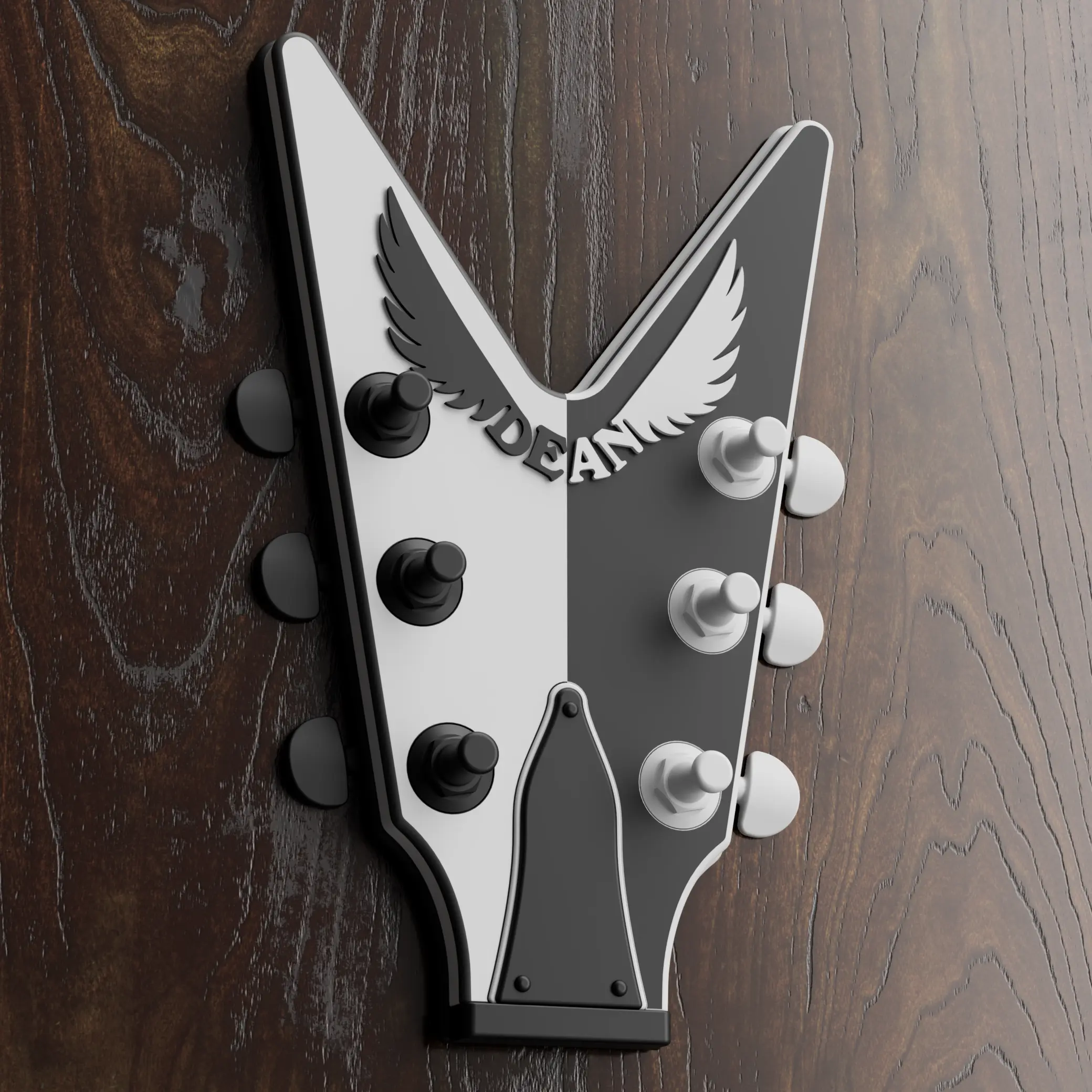 Dean ML Guitar Headstock - Wall Art / Key Hanger