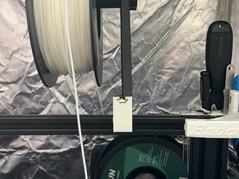 spool holder over top - direct drive