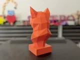 Geometric Cat Bust-3
