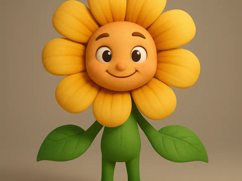 Girasol antropomorfo