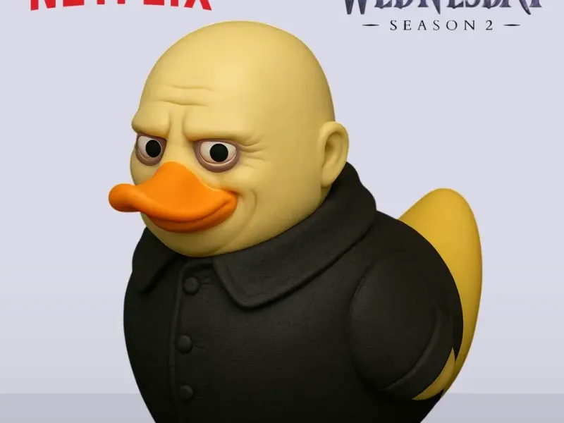 Fester addams Duck - Wednesday season 2