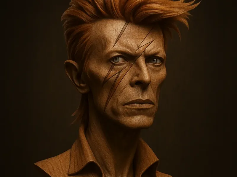 David Bowie bust