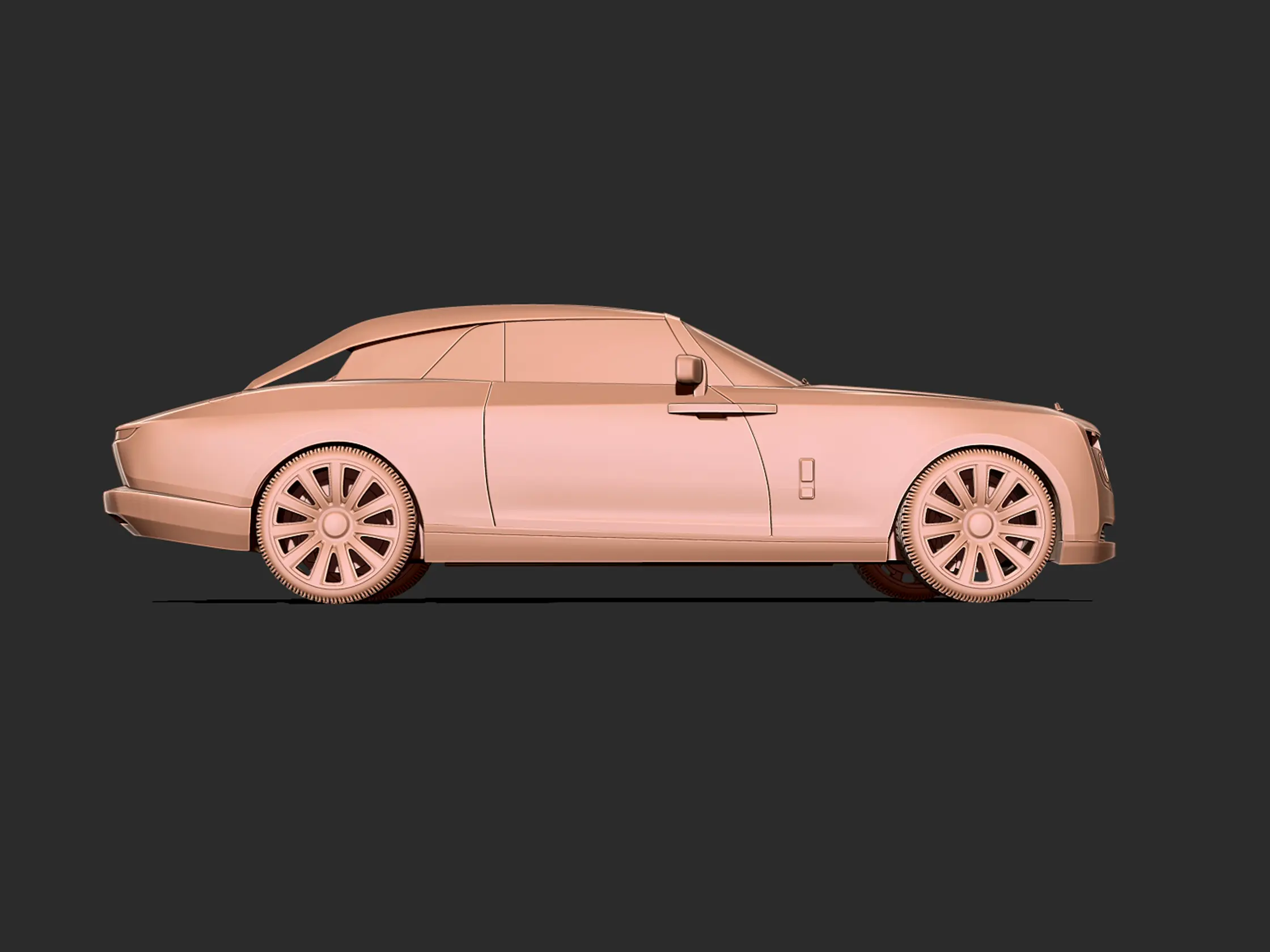 Rolls Royce Boat Tail 3D Print model