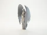 Dark Angel Figurine Fantasy Mythology 3D Printable-1
