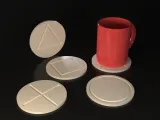 Playstation Button coasters-0