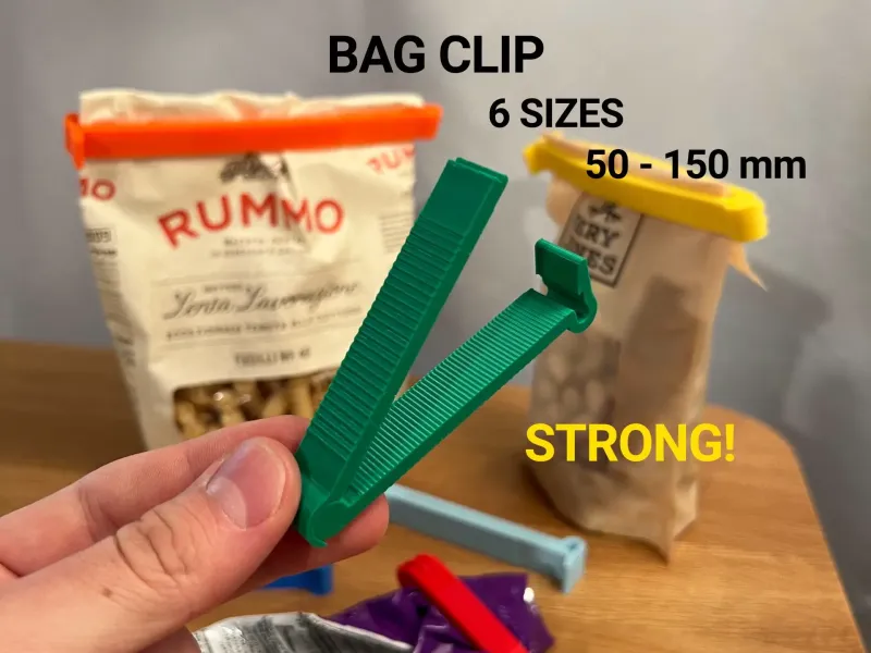 Clip per sacchetti resistente