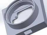 Creality K1 - Karbon ve Hepa filtre tutucu/montajı-2