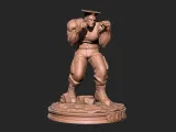 Street fighter - Guile 3D print model-2