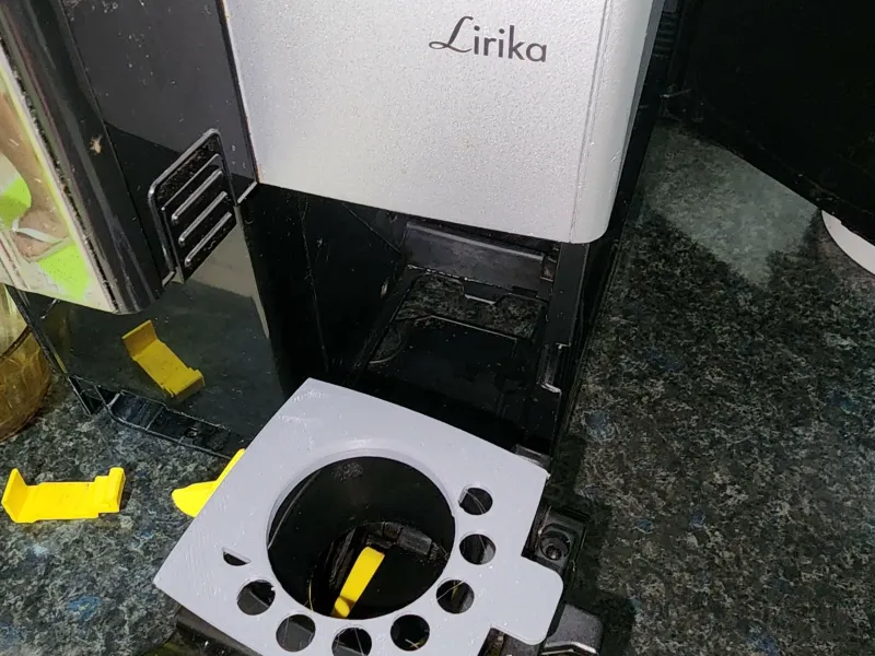 Oplossing voor lekkage van gemalen koffie bij Saeco Lirika koffiemachine