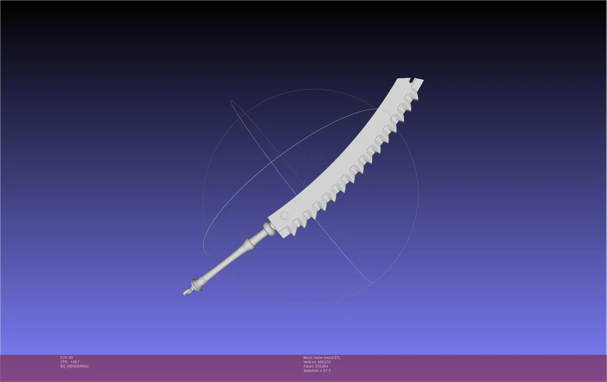 NIER Kaine Sword Printable Assembly