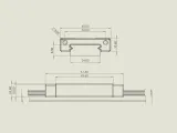 3D Printed Linear Guideways Block Rail MGW12-2