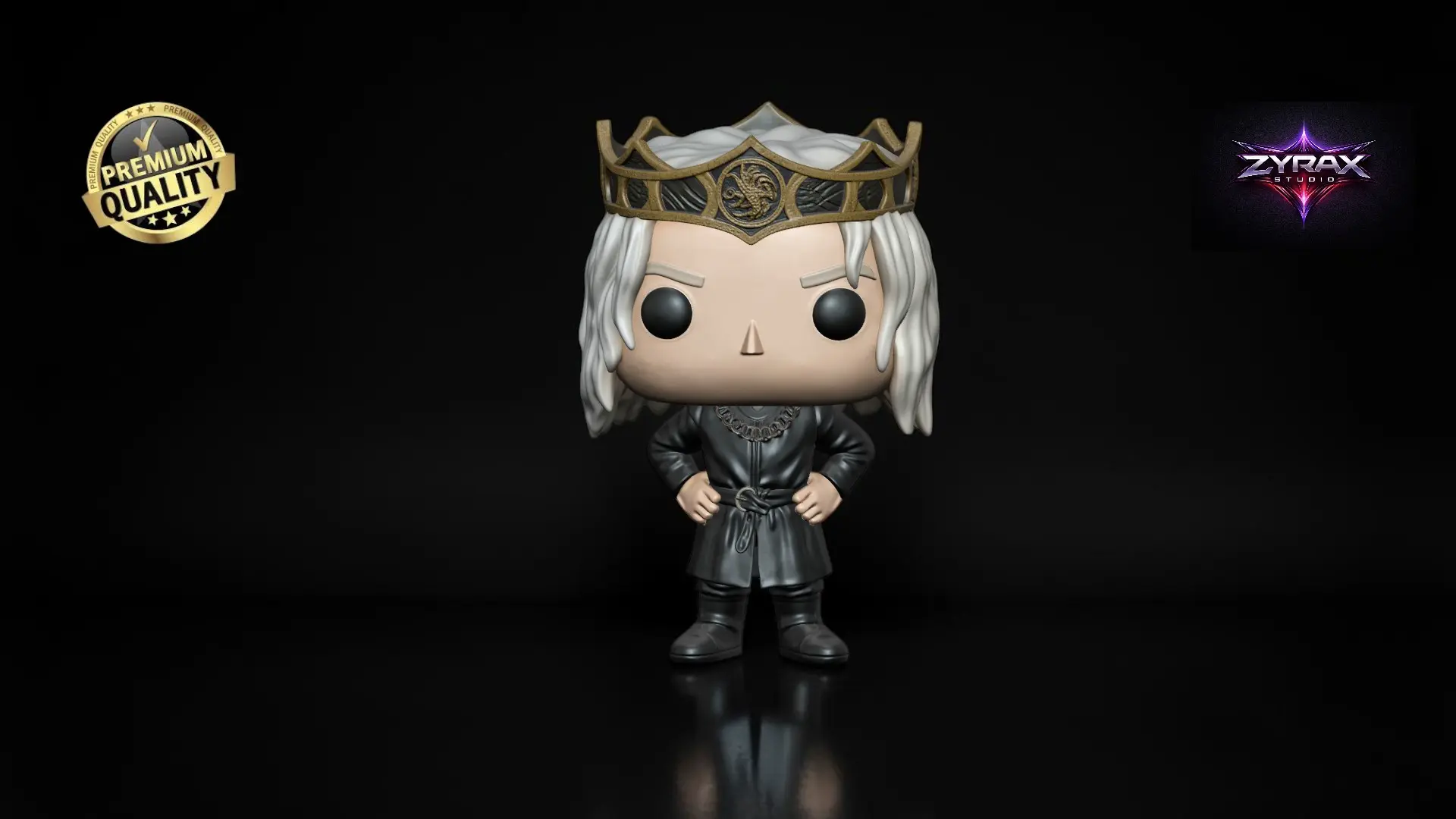Aegon Targaryen Funko STL House of the Dragon Figure Chibi