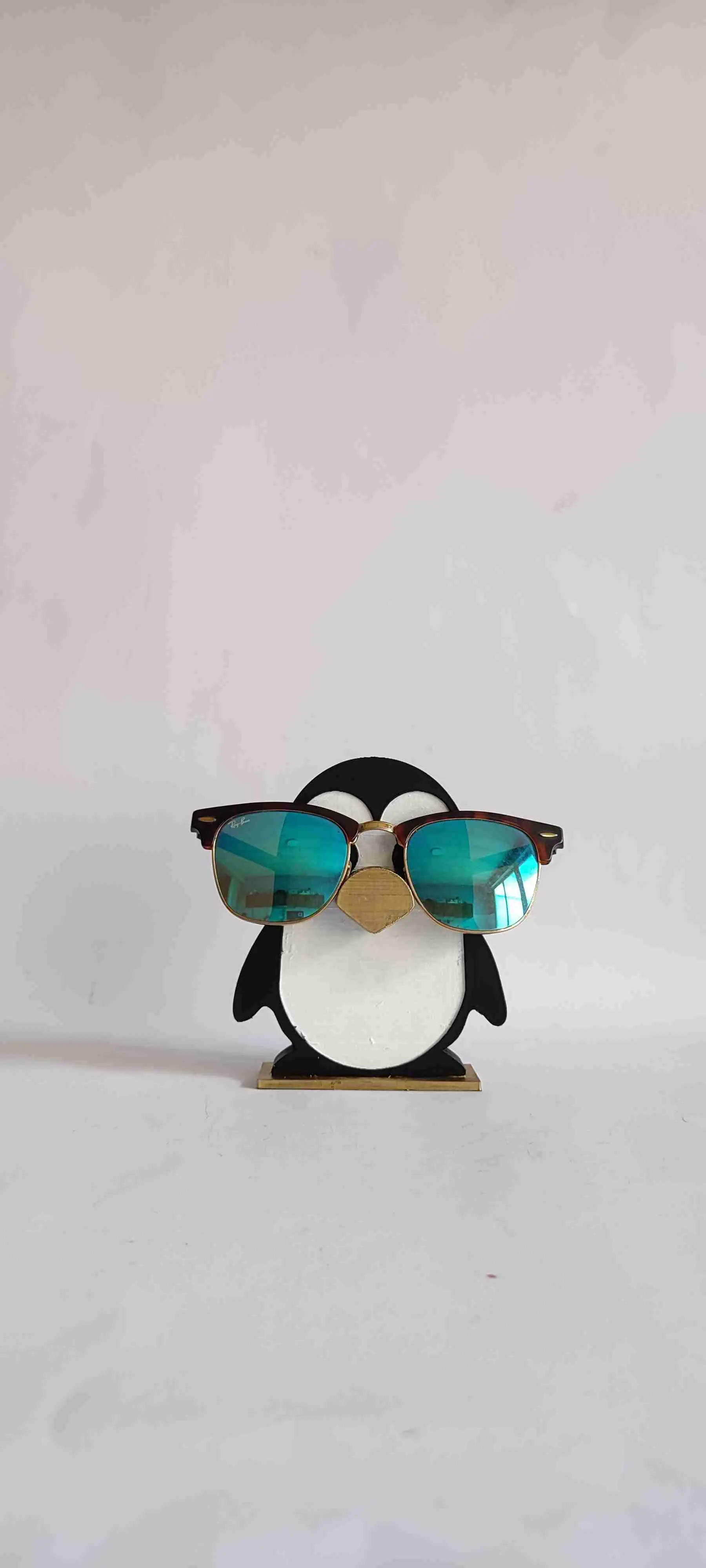Pinguïn/oogglas houder