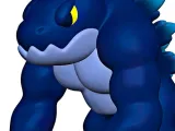 Godzilla x King Kong fusion fan art chibi style Pokemon-0