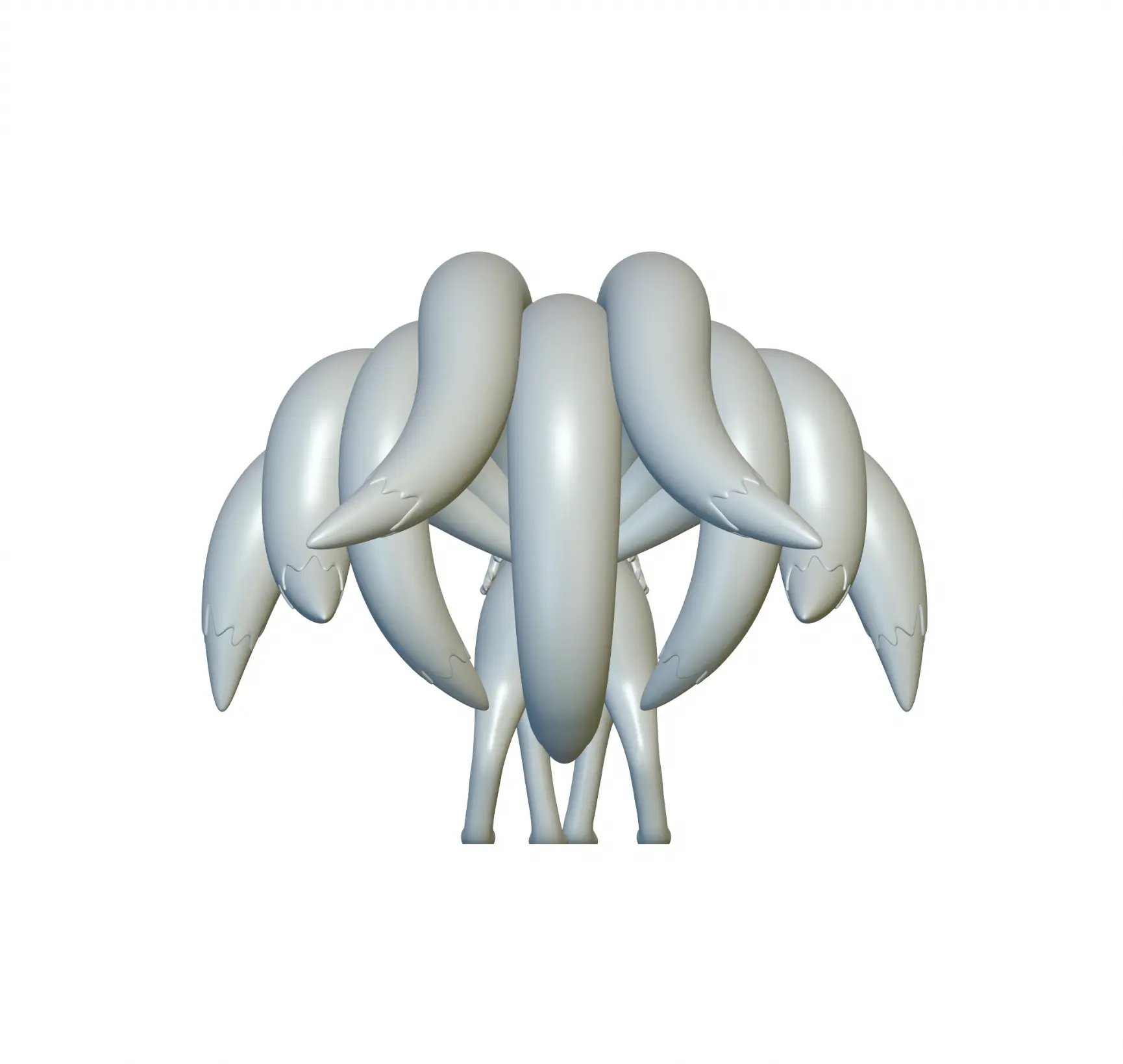 Pokemon Ninetales #38 - ¡Listo para la impresión 3D!