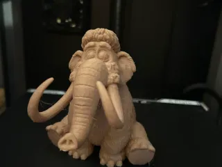 Cute mammoth Pen or paint brush holder