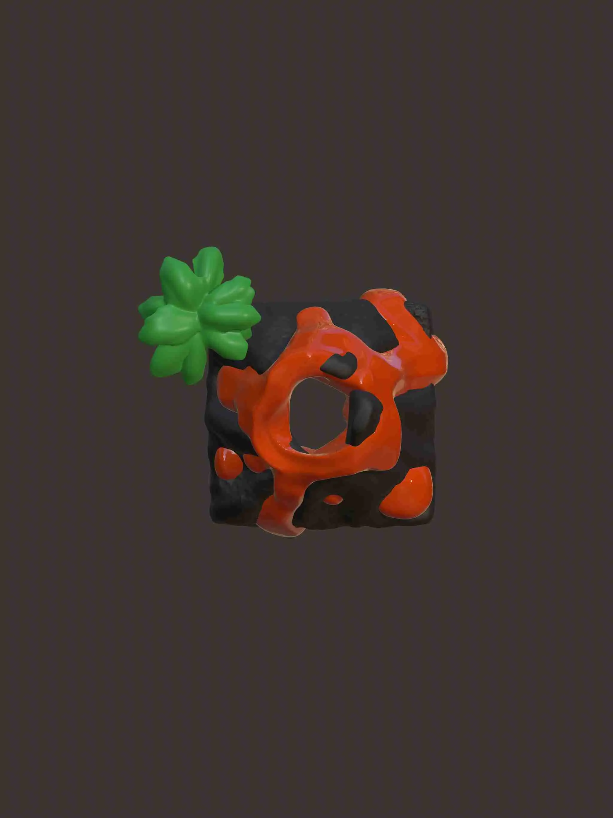 Volcano Tissue Box