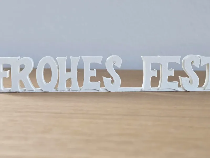 Frohes Fest - moderner Aufsteller